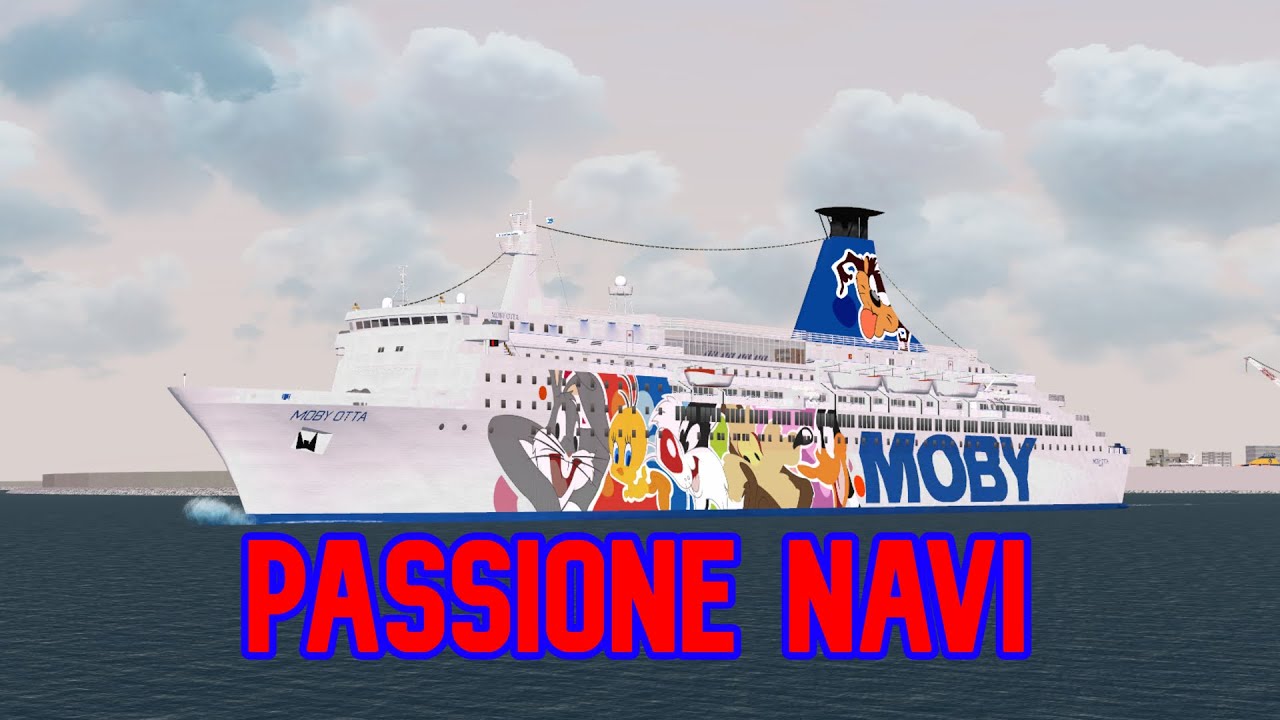 Partenza della Moby Otta da Livorno