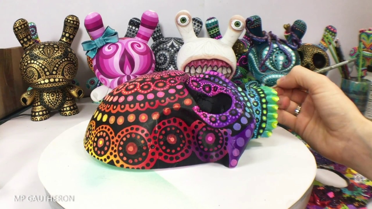 Rainbow wall skull mpgautheron