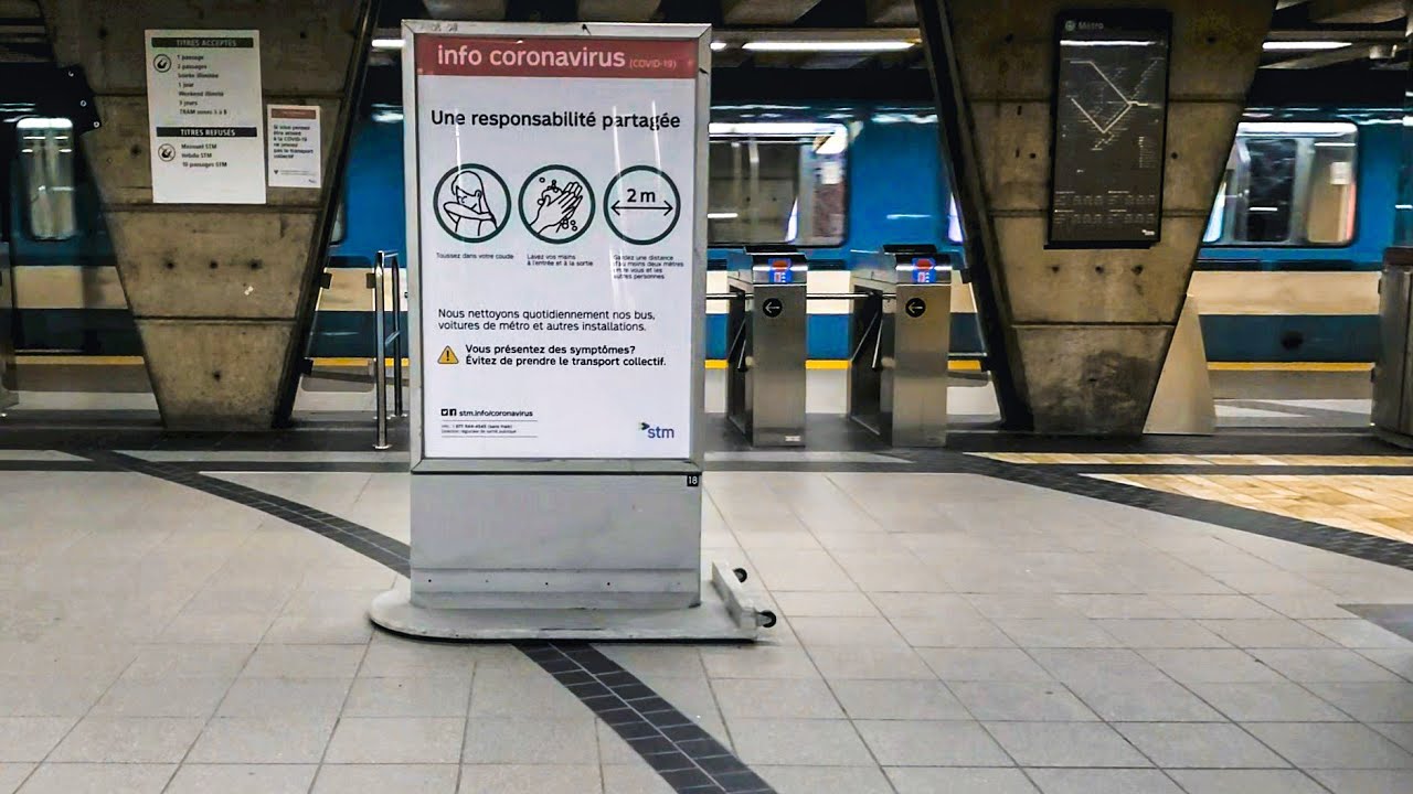 The Montréal Métro During the Covid-19 Pandemic