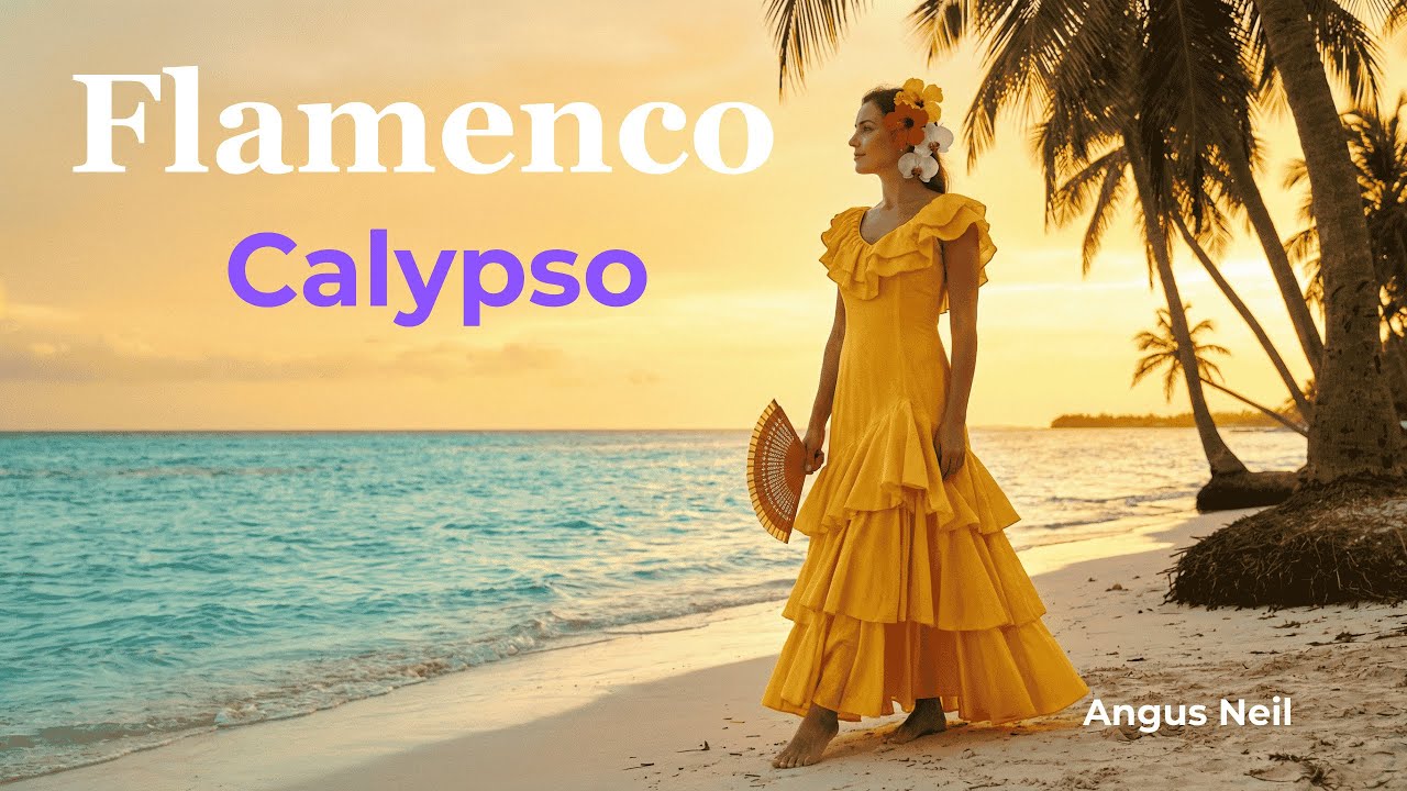 Flamenco Carribean Fusion  🌴 Relaxing Spanish & Caribbean Guitar | Music for Work & Study