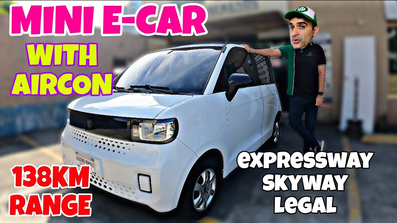 MINI E-CAR WITH AIRCON II EXPRESSWAY AND SKYWAY LEGAL II 138KM RANGE