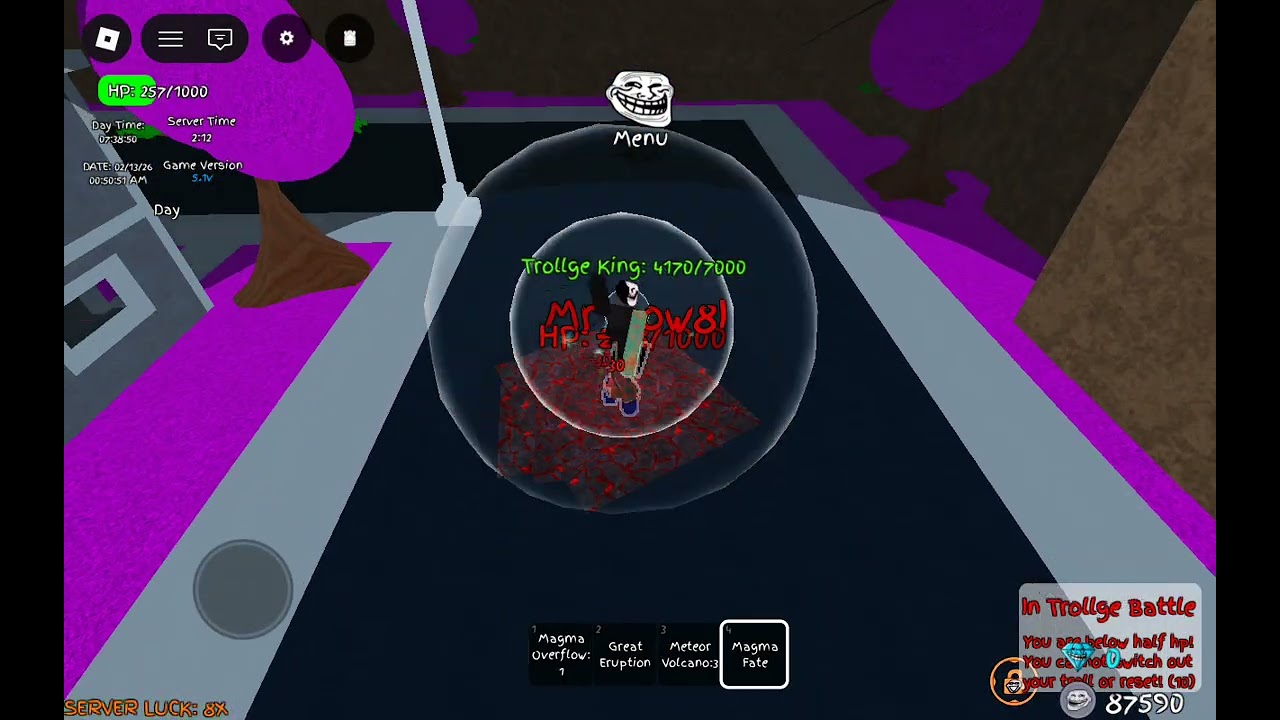 Testing MagmaMagma [Trollge Universe Incident]