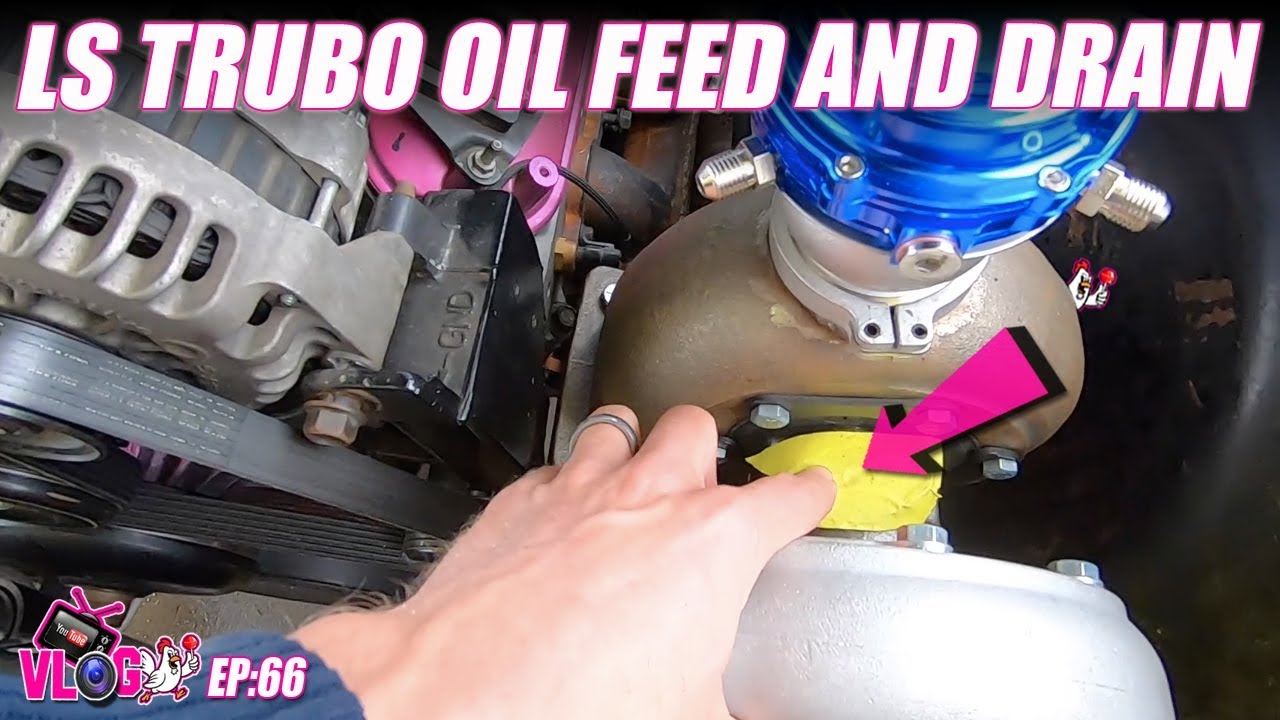 LS Turbo Oil Feed and Drain