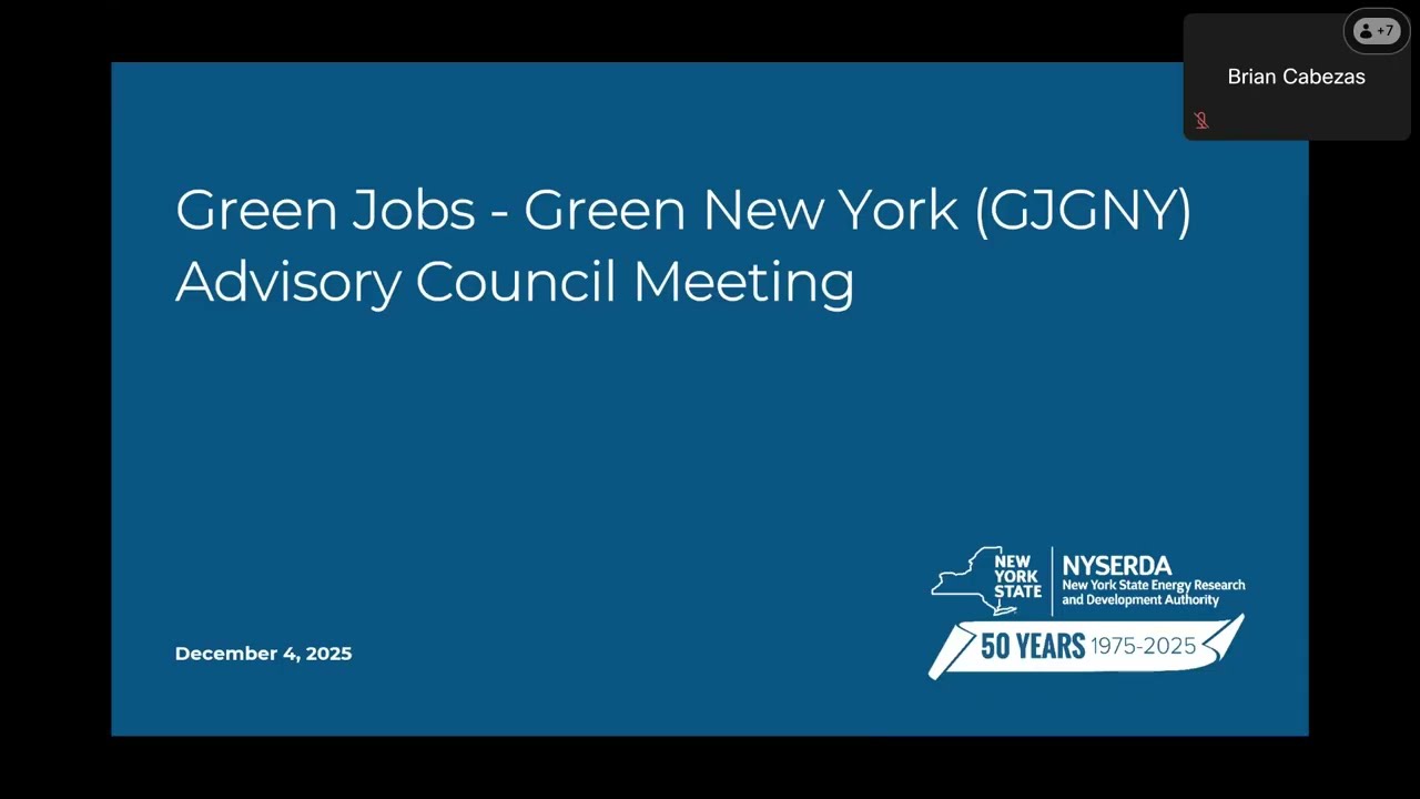 GJGNY Advisory Council Meeting (December 4, 2025)
