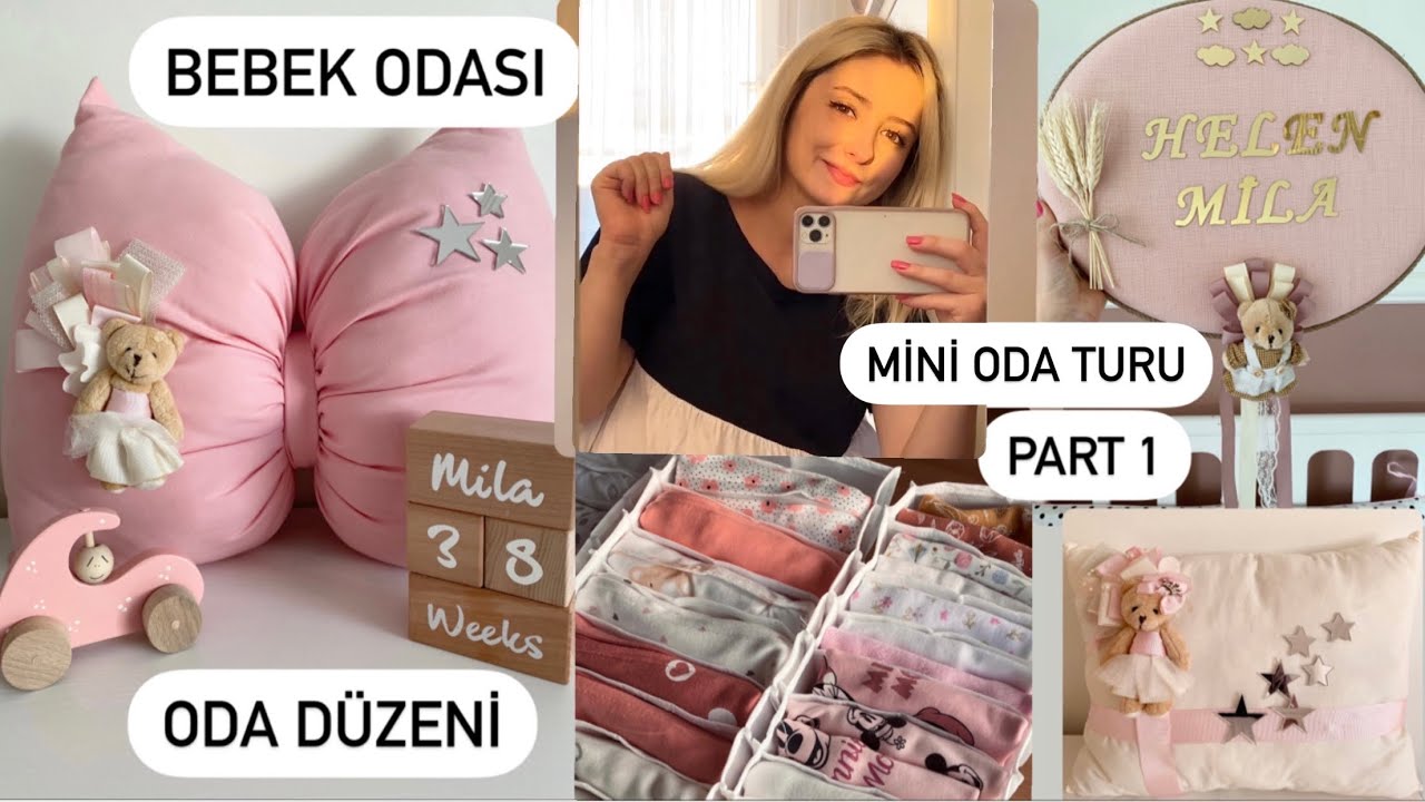 BEBEK ODAMIZIN DÜZENİ PART 1 | MİNİ BEBEK ODASI TURU | KIZ BEBEK ODASI | DÜZENLEYİCİLER İKEA MOBİLYA