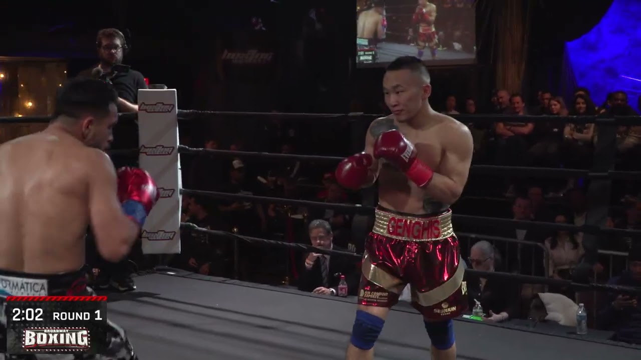 Full Fight: Tsendbaatar Erdenebat vs Ed Valencia Mercado April 2024 Times Square NYC