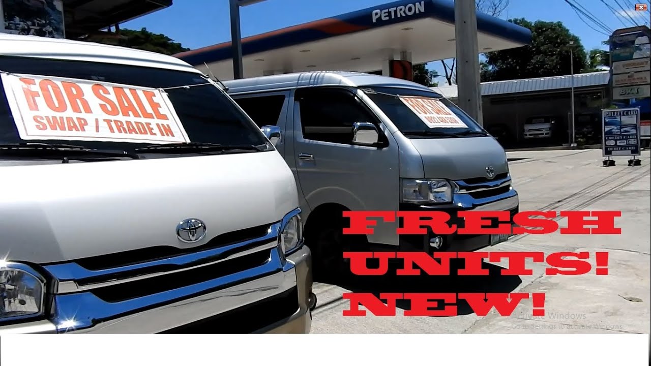FOR SALE IN PHILIPPINES SECONDHAND(FRESH UNITS) CARS/VANS/PICKUP