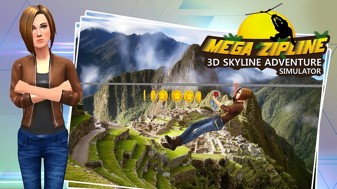 Mega Zipline 3D Skyline Adventure Simulator