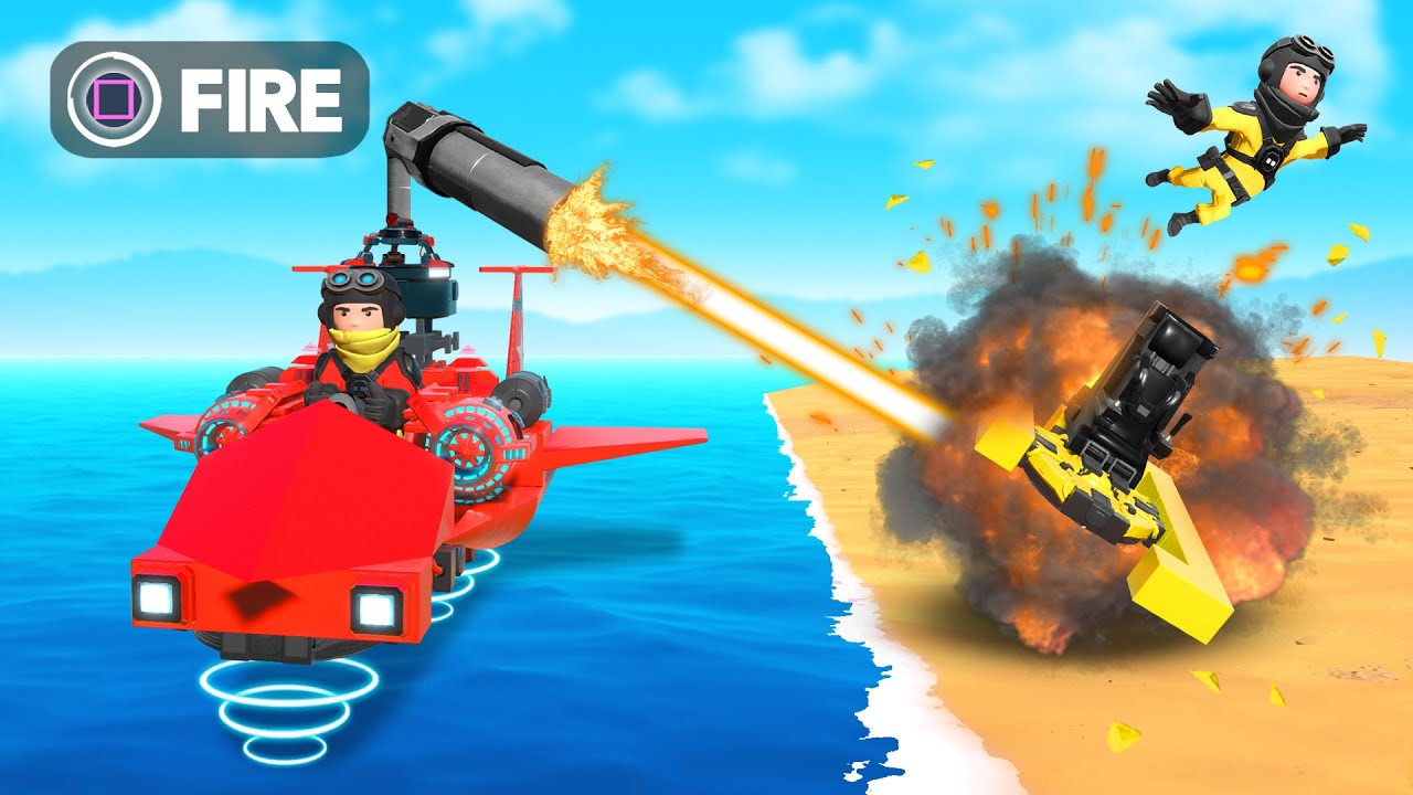 Build The BEST HOVERCRAFT Challenge vs MY Friends in Trailmakers!