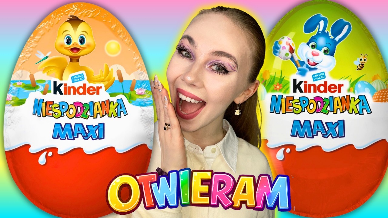 Otwieram WIELKANOCNE Kinder niespodzianki MAXI | Kinder | Pattje