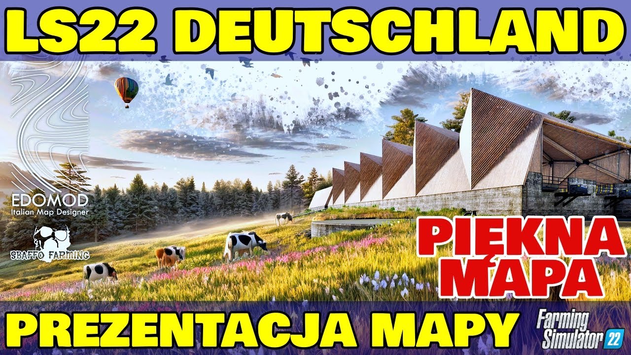 DEUTSCHLAND FS22 - Prezentacja Map do Farming Simulator 22