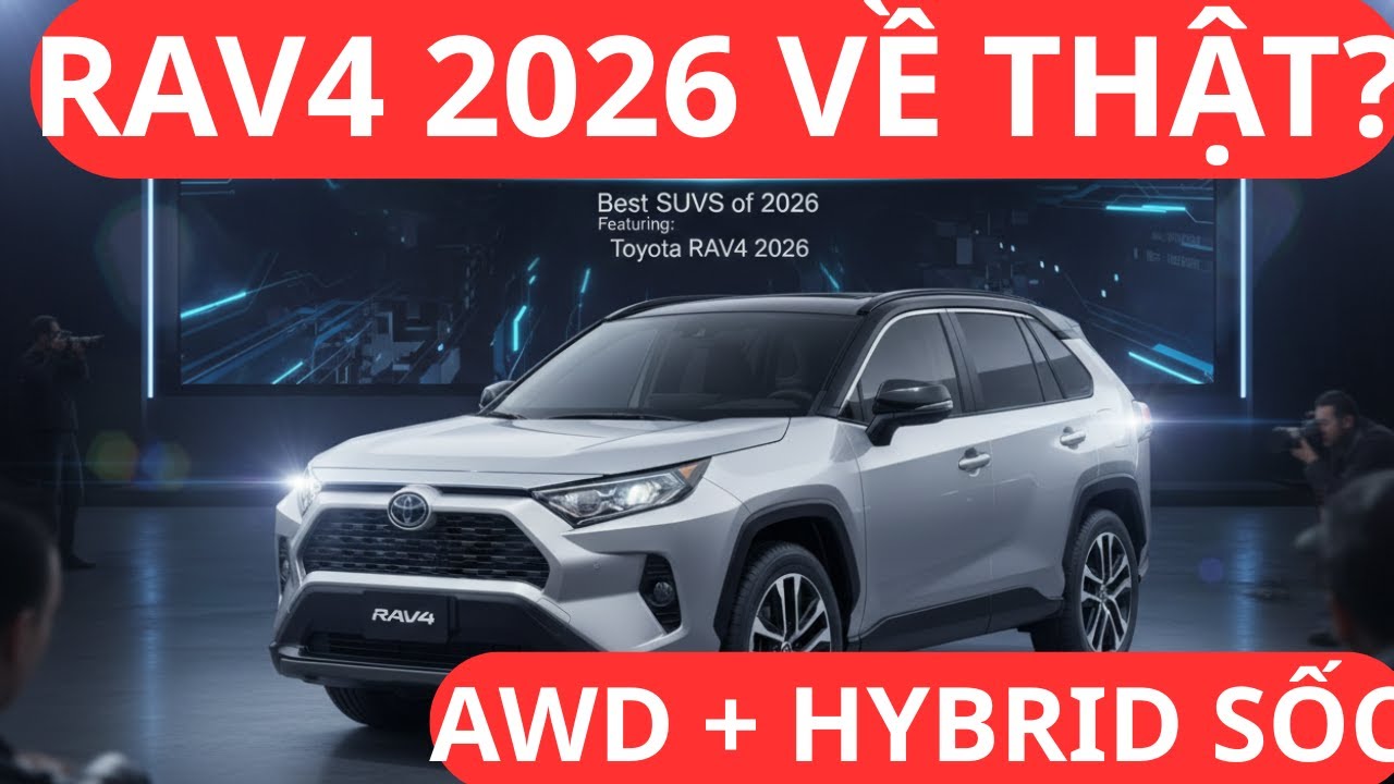 Toyota RAV4 2026 sắp về Đông Nam Á Bổ sung AWD và 2 phiên bản Hybrid Bao giờ về Việt nam