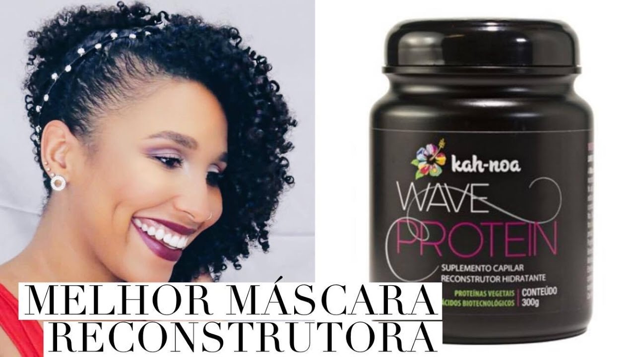 KAH-NOA WAVE PROTEIN - MELHOR MÁSCARA RECONSTRUTORA DA VIDA