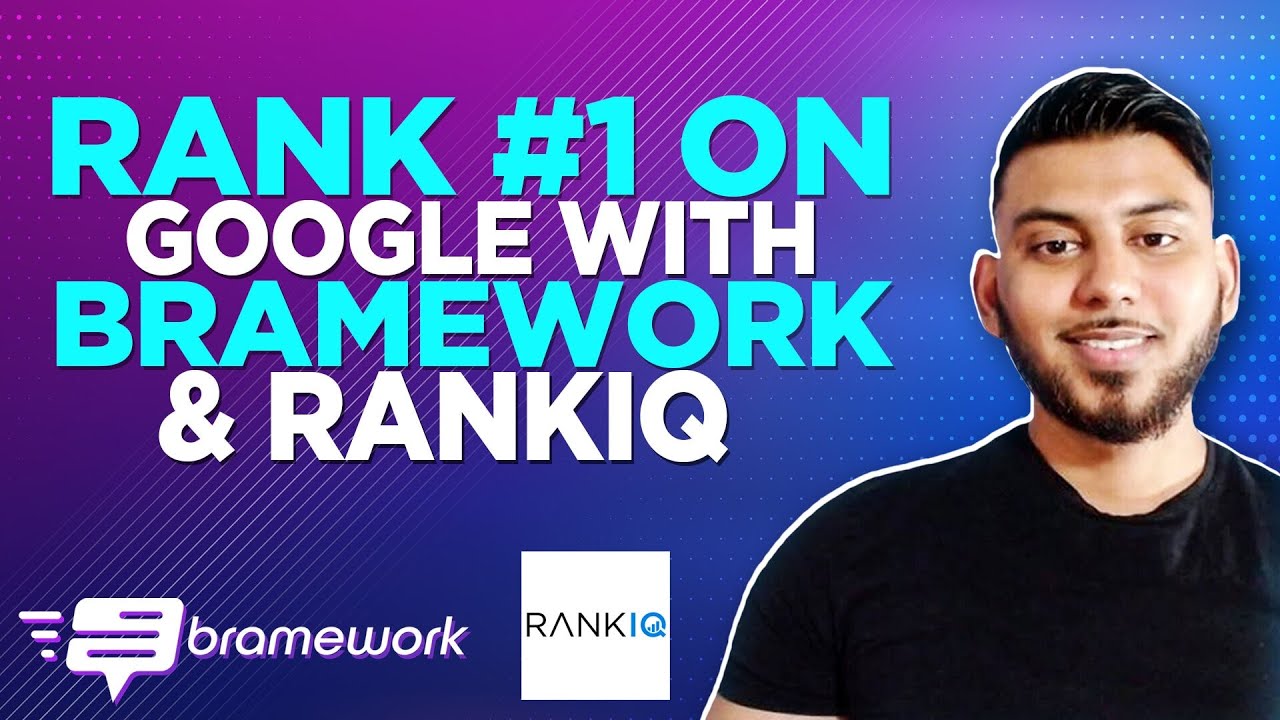 Bramework & RankIQ Tutorial - Research, Write & Rank Blog Posts