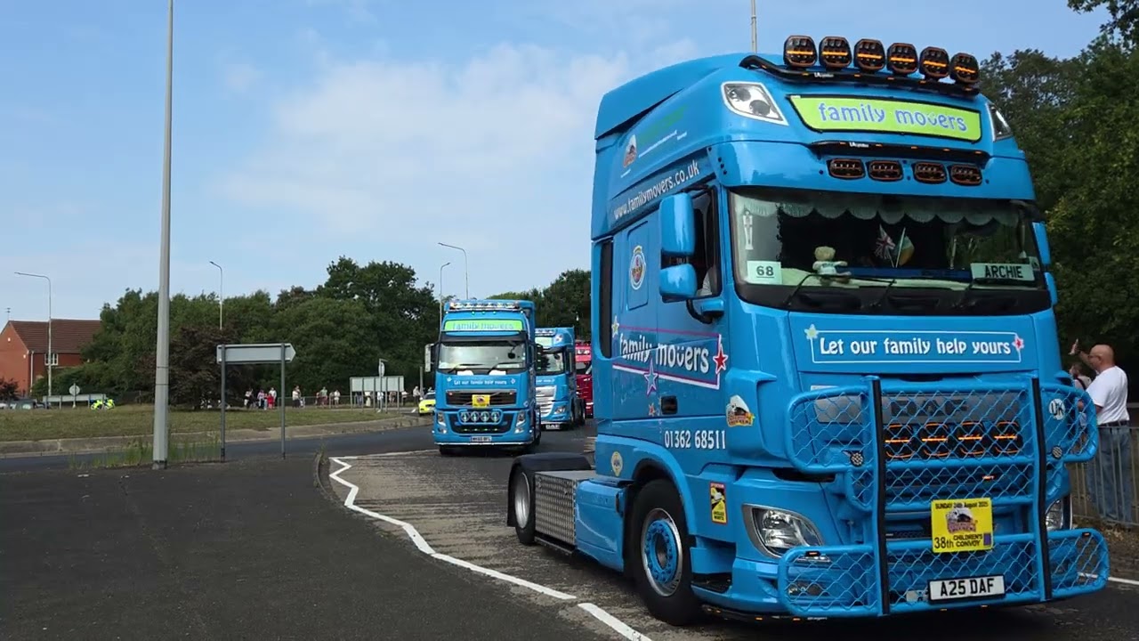 East Coast Truckers Charity Convoy 2025 - Lowestoft