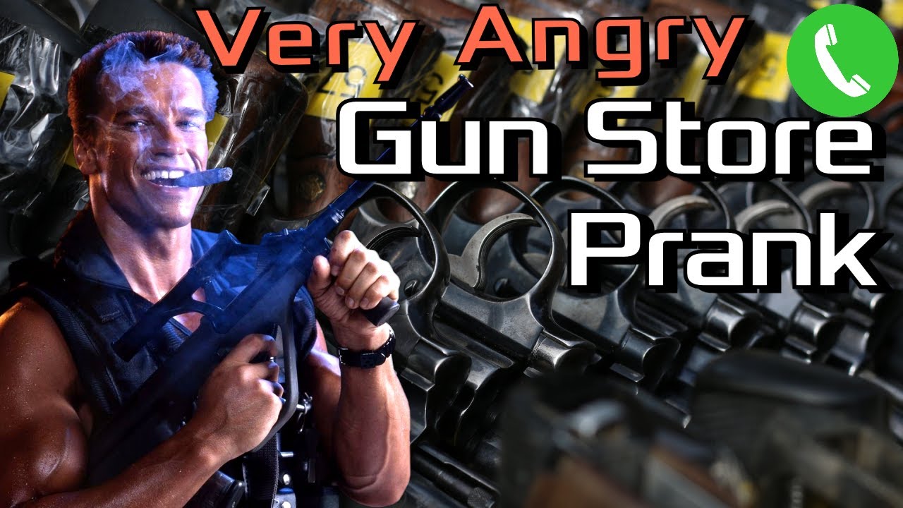 Arnold Calls a Very Angry Gun Store - Prank Call