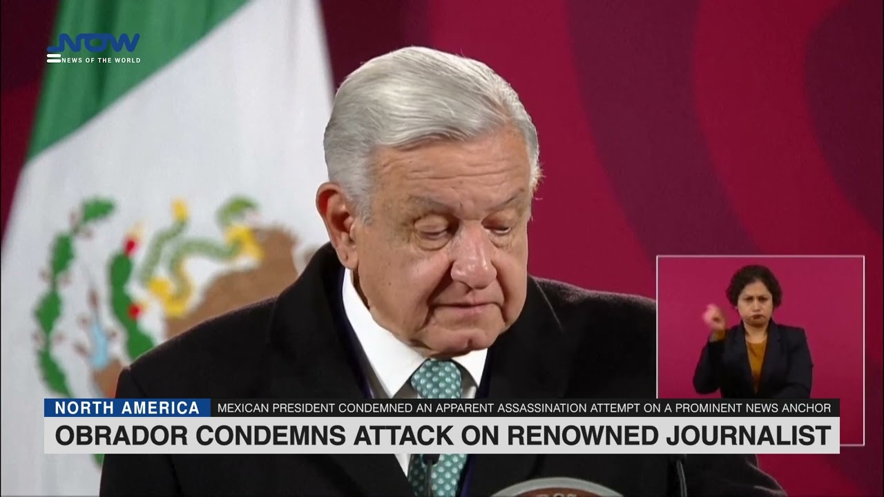 Mexican President condemns attack on renowned journalist
