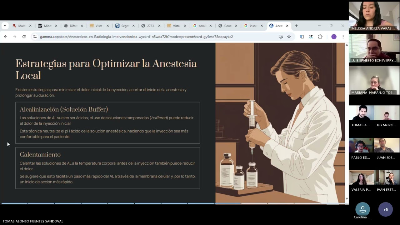 Guía rápida de anestésicos locales para procedimientos intervencionales By Dr Tomas Fuentes