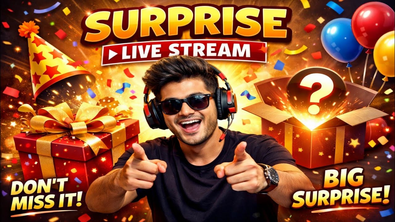 🚨 Special Live Stream Today 😱 | Don’t Miss This! l AJJUYTGG LIVE 🔴