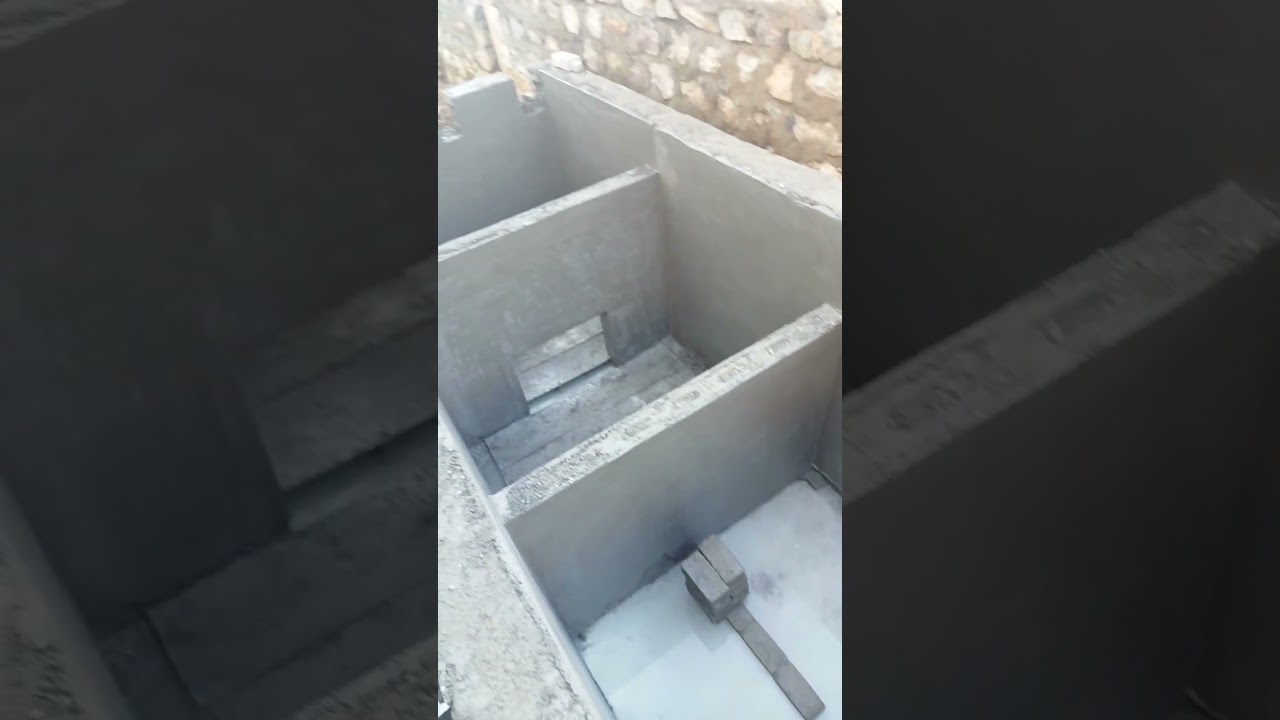Septic tank design ll Short video #सेप्टिक टैंक #civilengineering#septic tank details.
