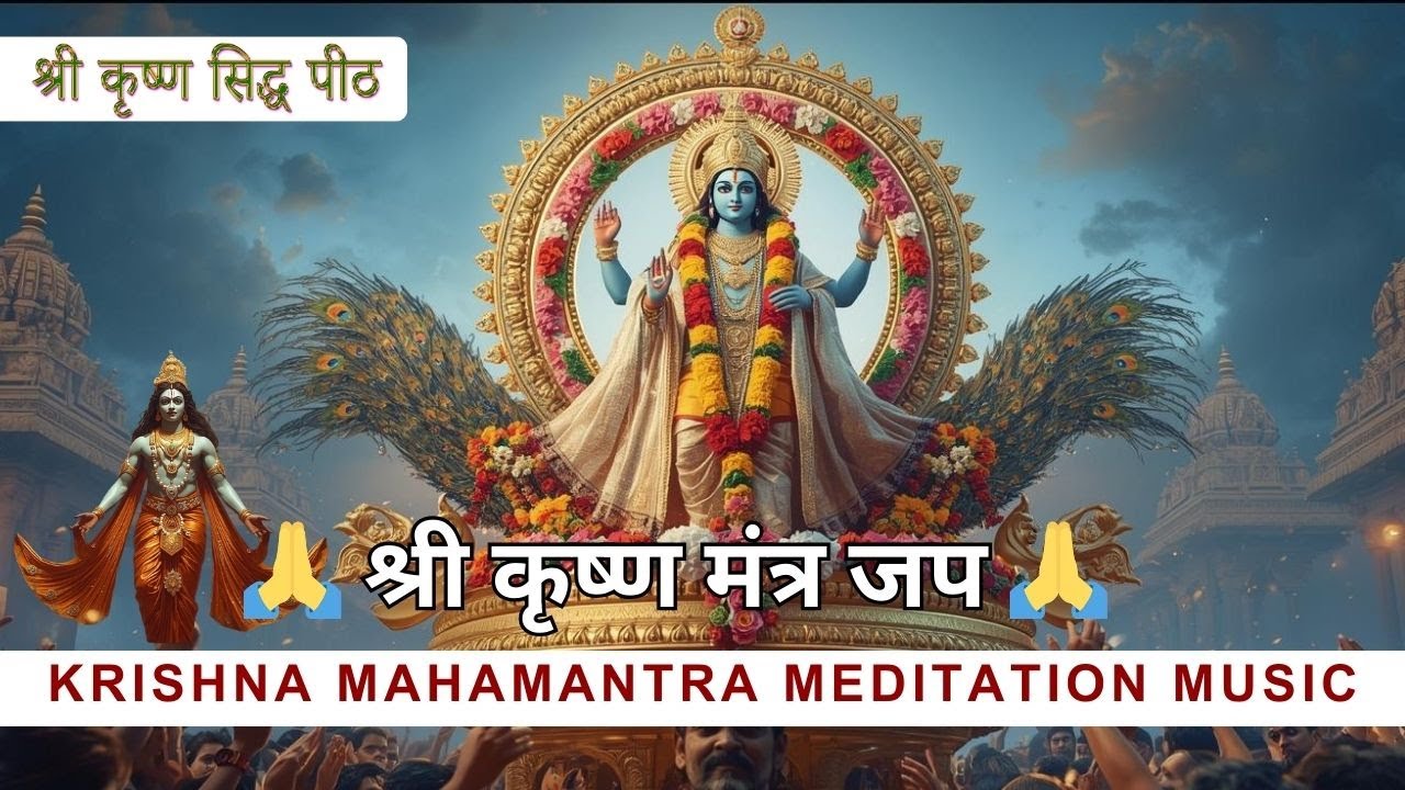 Shri Krishna Mahamantra 5 Min Jap | Hare Krishna Kirtan for Inner Peace ✨