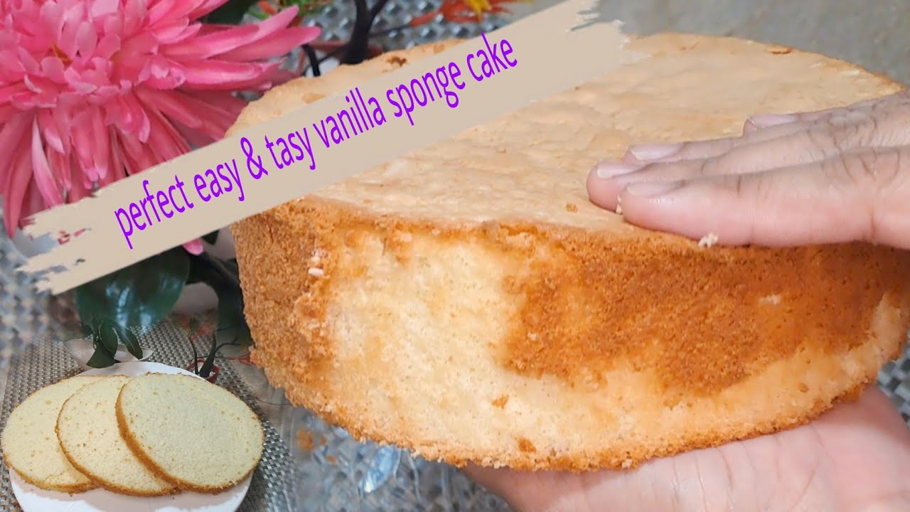 Perfect easy and tasty 2 pound vanilla sponge cake recipe | Two pounds vanilla sponge cake