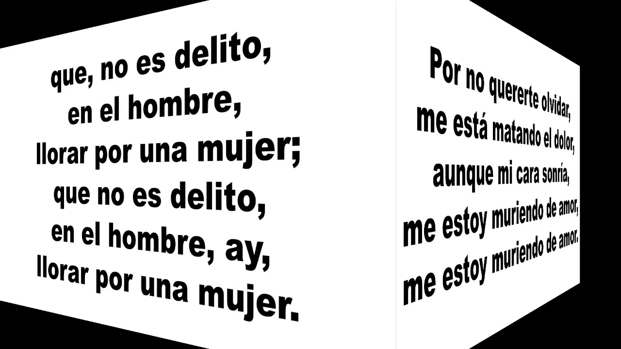 KARAOKECH - CARMENCITA LARA - Llora, llora corazón