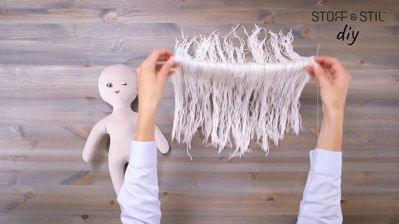 DIY: Garnhår till docka - STOFF & STIL