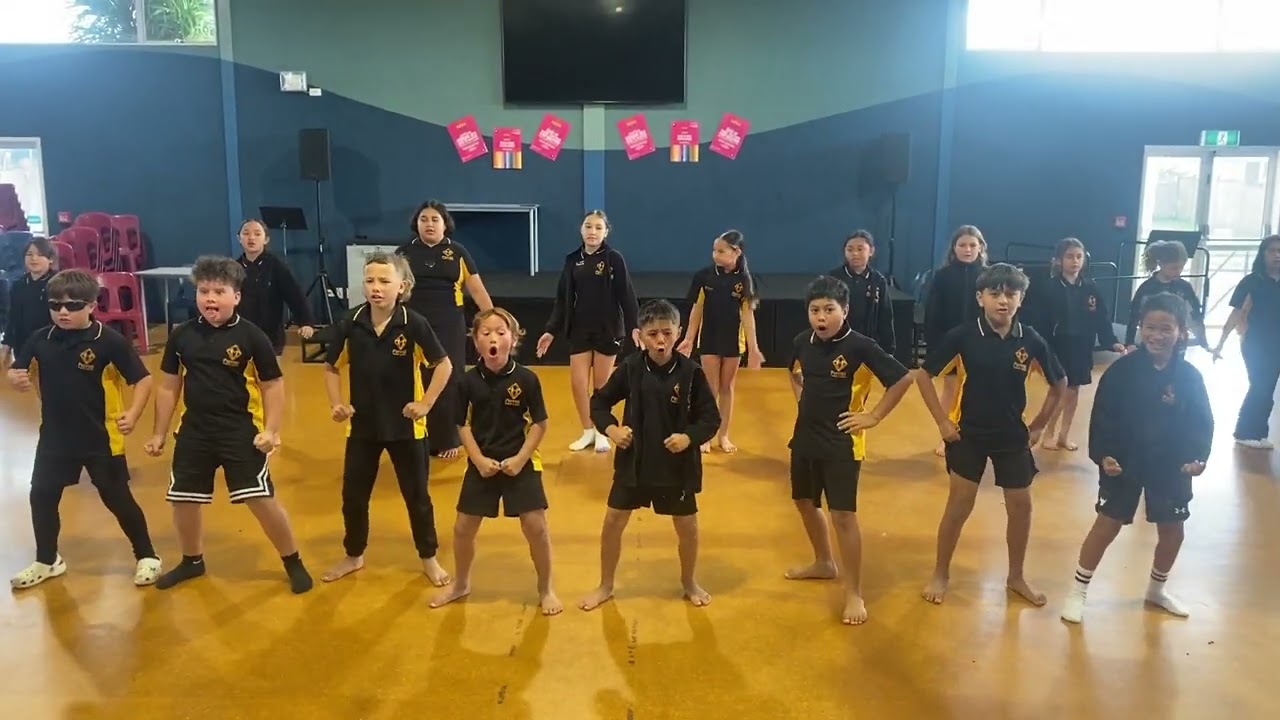 Porritt Primary Haka - Video for learning haka