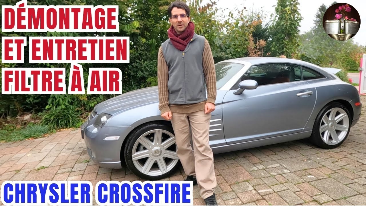 Tuto facile, entretien/remplacement filtres à air×2 sur ma Chrysler Crossfire V6 3.2L 215cv (2003)