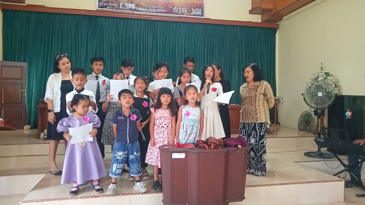 Lagu pujian anak anak jemaat waldensia 🙏😇