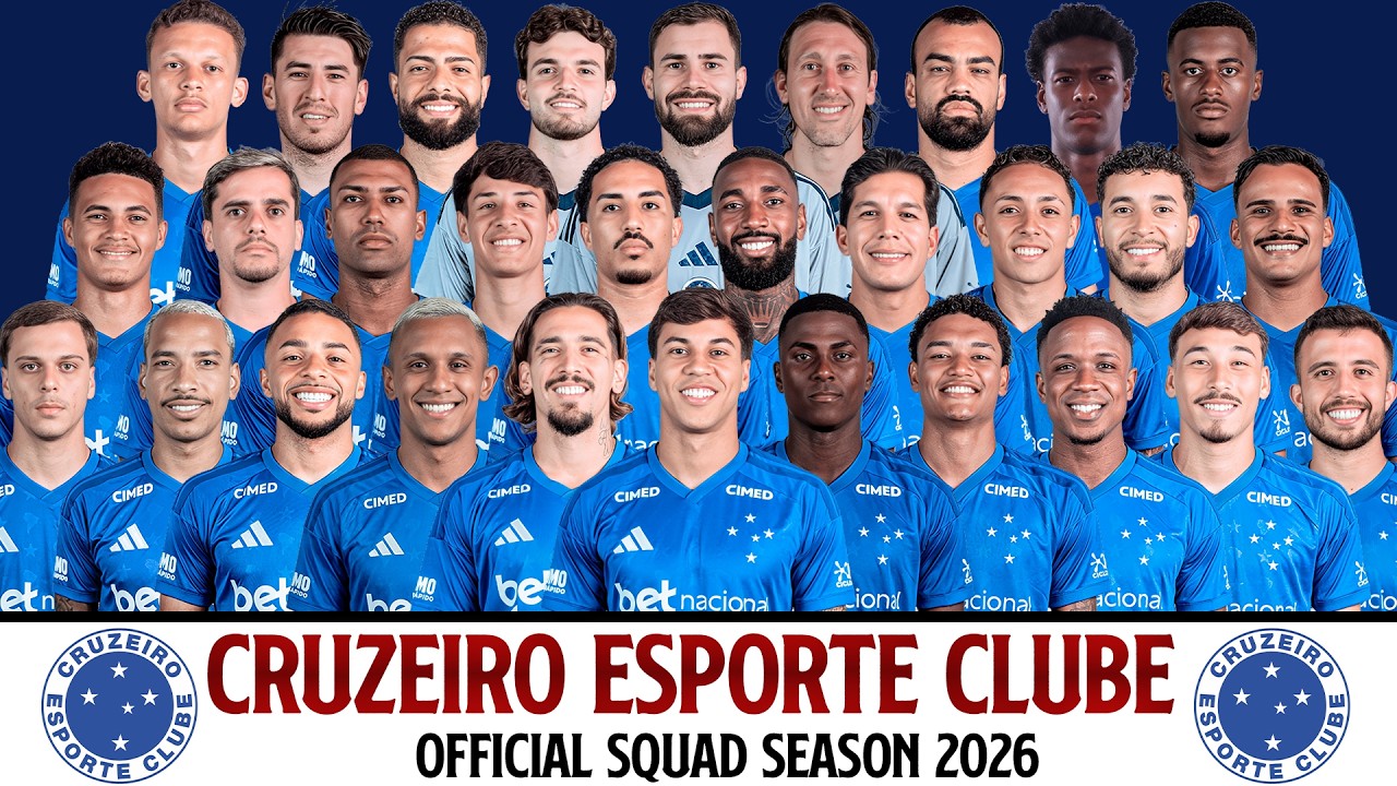 Cruzeiro EC 2026 Squad Officially Announced | Full Team