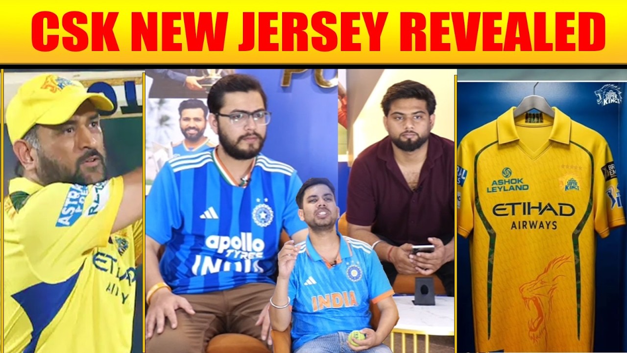 IPL 2026 : CHENNAI SUPER KINGS JERSEY 2026 REVIEW 💛 #msdhoni #csk