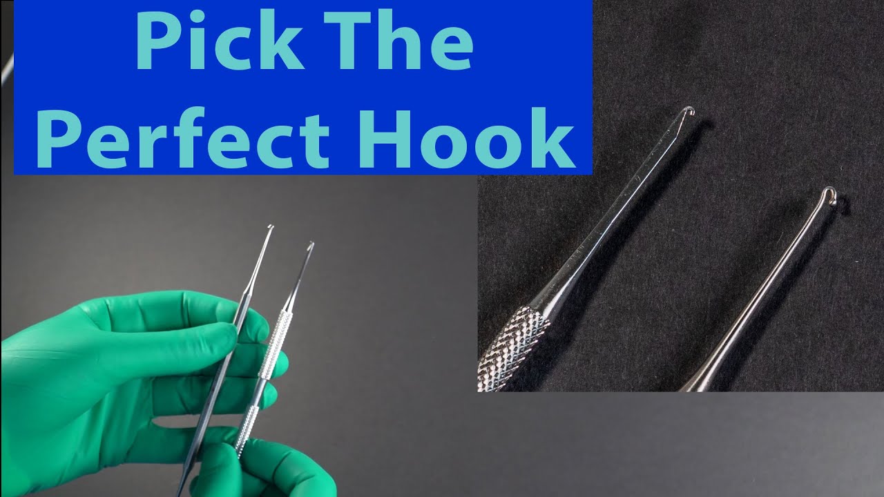 Choose the right Phlebectomy Hook.  Phlebectomy hook selection and features
