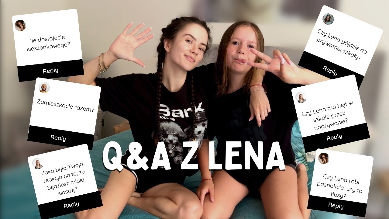 CZY LENA P&Oacute;JDZIE DO PRYWATNEJ SZKOŁY😱?!, ILE DOSTAJEMY KIESZONKOWEGO?💸 | pytania od widz&oacute;w ❤️