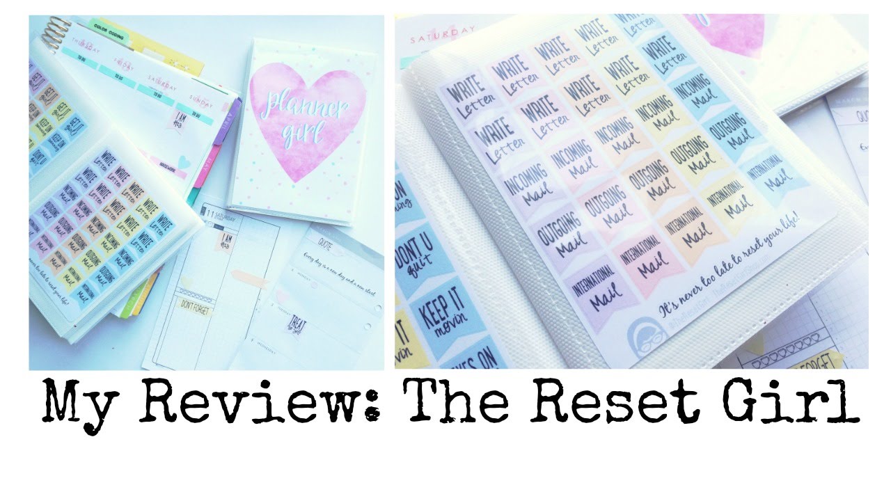 My Review Monday: The Reset Girl Labels for Planners [GIVEAWAY CLOSED]