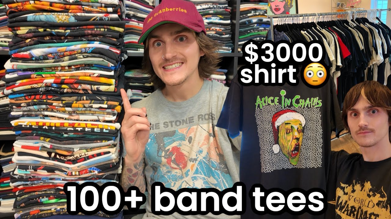 I SPENT THOUSANDS ON VINTAGE BAND TEES