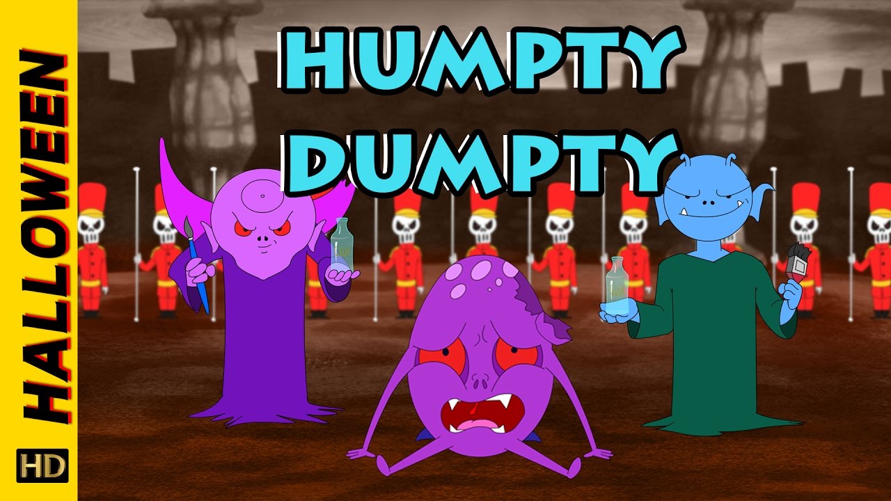 Humpty Dumpty (HD)  | Nursery Rhymes | Spine -Tingling Halloween Music | Halloween Special