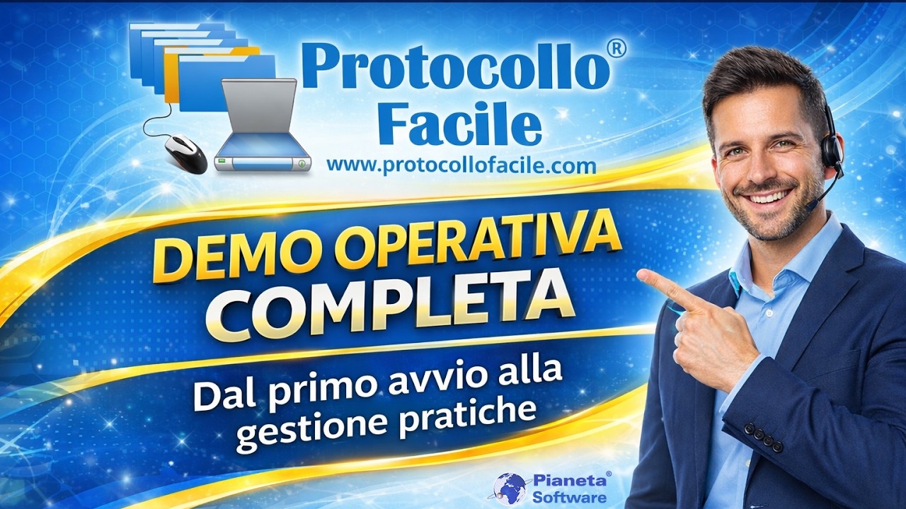 Protocollo Facile &ndash; Demo Operativa Completa | Dal primo avvio alla gestione pratiche