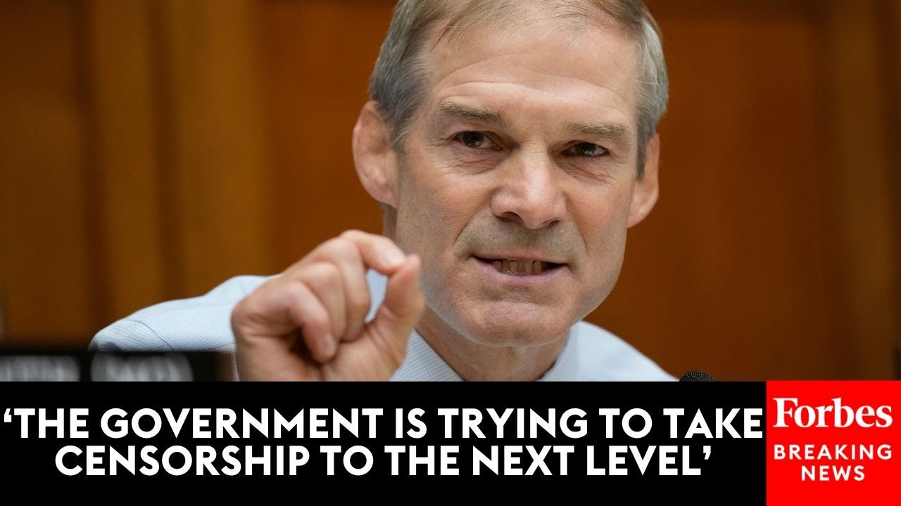'Don't Know If It Gets Much Scarier Than That': Jim Jordan Raises Alarms Over Government Censorship