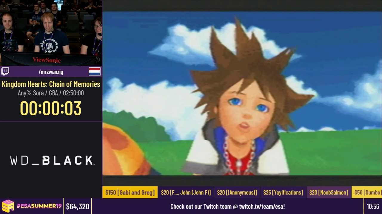 Kingdom Hearts: Chain of Memories [Any% Sora] by Mrzwanzig - #ESASummer19