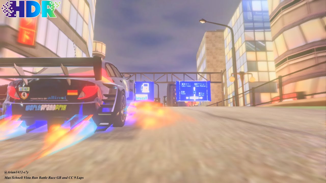 [HDR] Max Schnell Vista Run Battle Race GB and CC 9 Laps