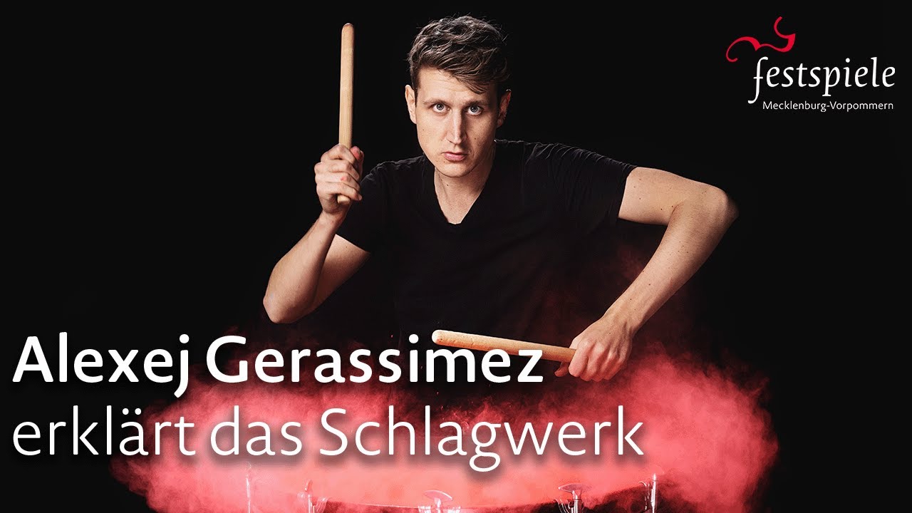 Alexej Gerassimez erklärt das Schlagwerk