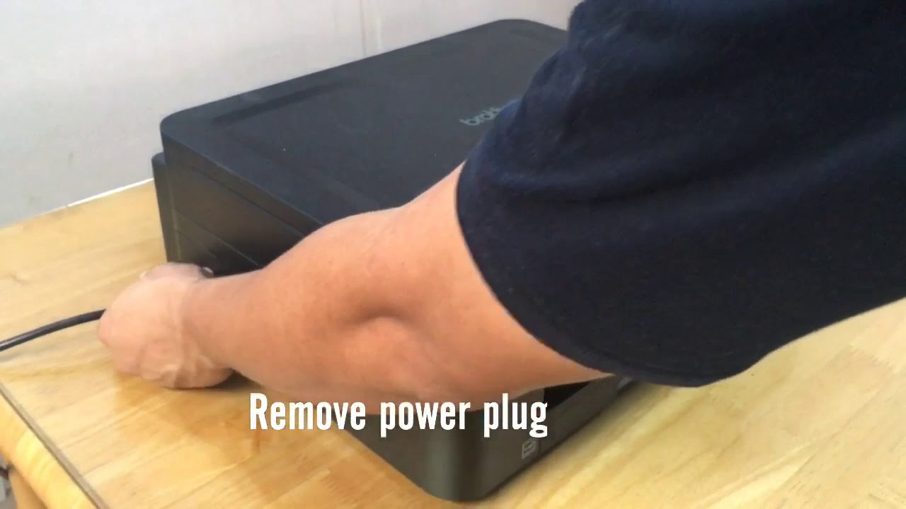 How to Power Clean Brother T300 T310 Clogged Printhead
