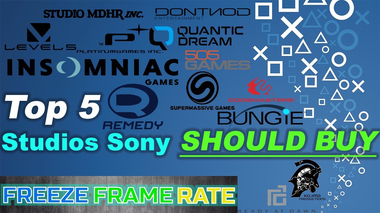 Top 5 Studios Sony SHOULD BUY