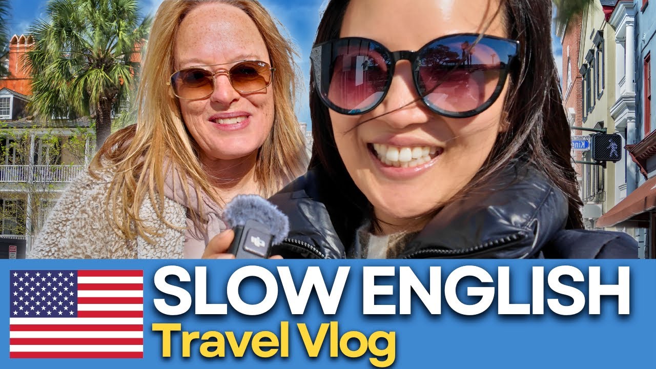 Slow English Travel Vlog 🇺🇸 | Real Conversation with an English Teacher