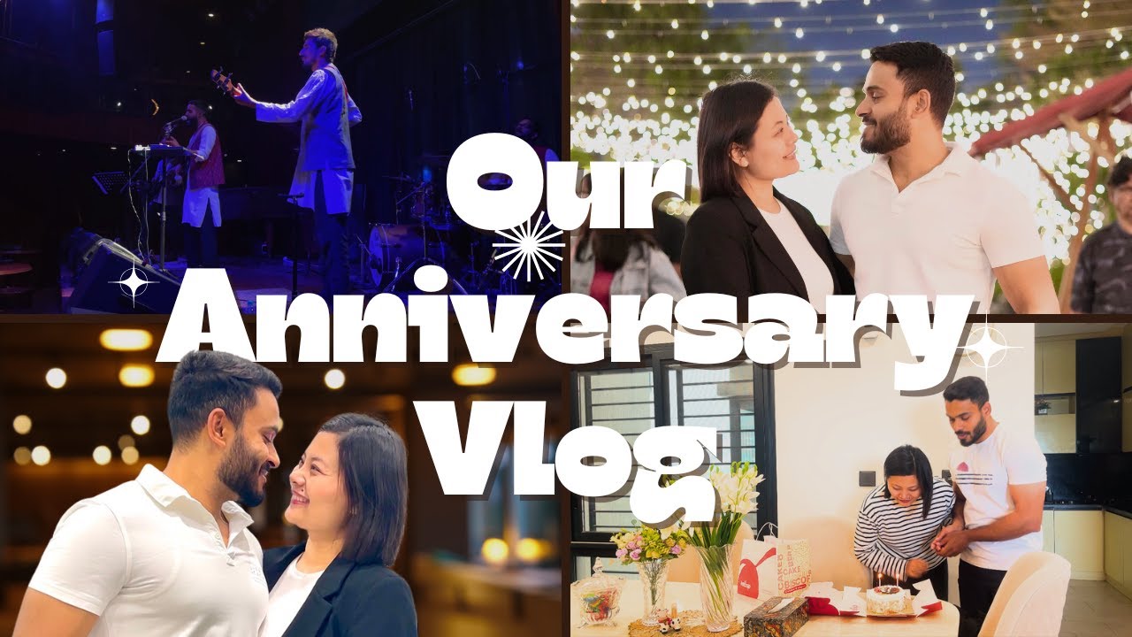 Our Anniversary Vlog 😍 | Me Singing for Among 🎤 | Surprise Cake 🍰  #dailyvlog #anniversary