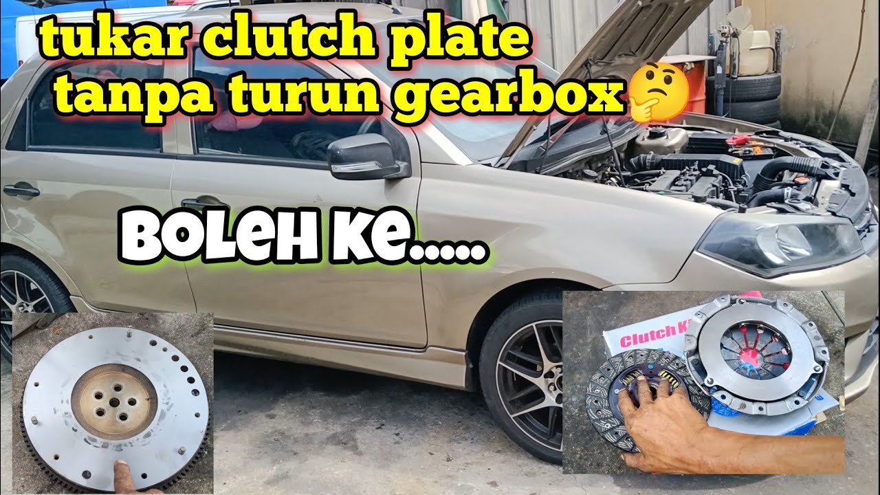 Tukar clutch plate tanpa turun gearbox,biar btol...#dailyvlog #mechanic #automobile #car