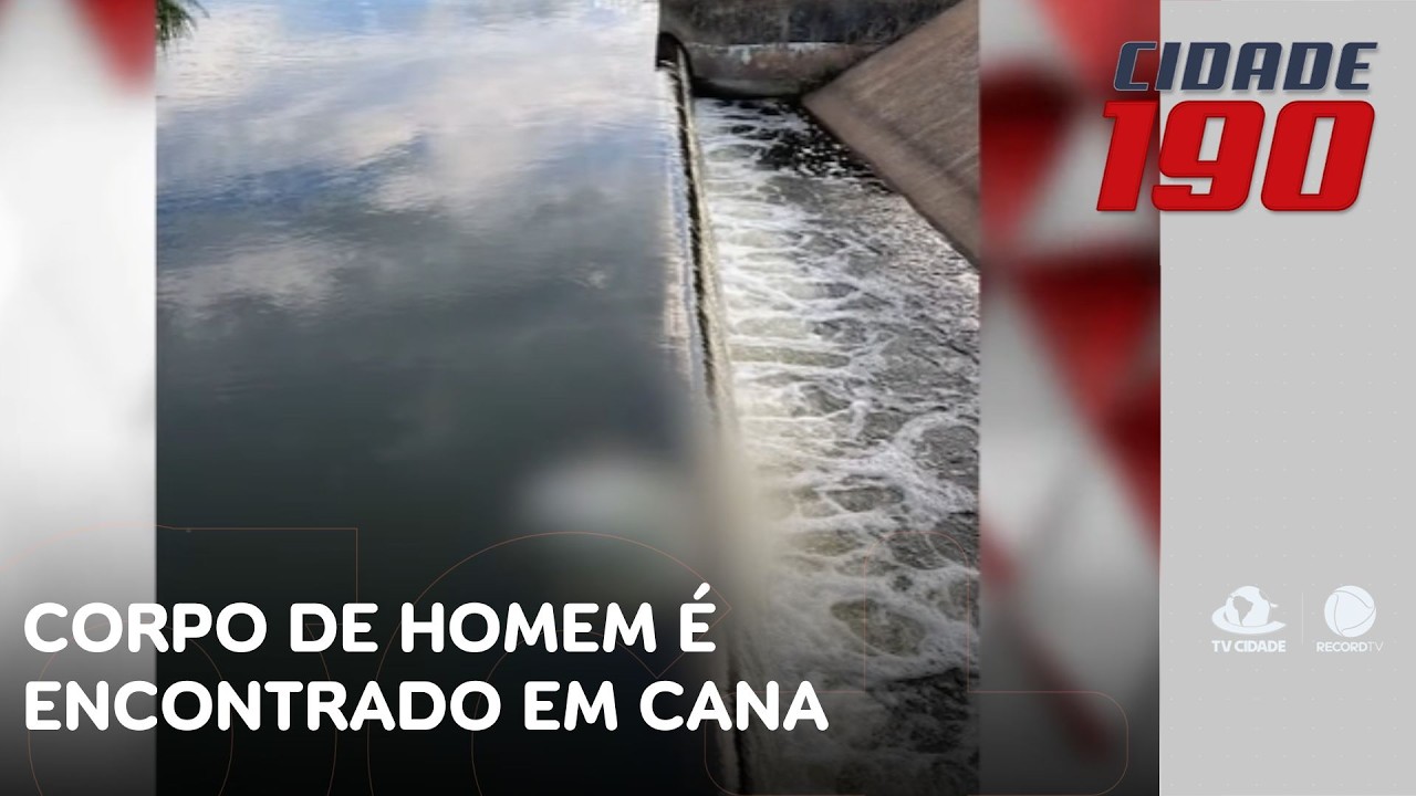 Corpo de homem é encontrado em canal; suspeita é de afogamento após ingestão de bebida | Cidade 190