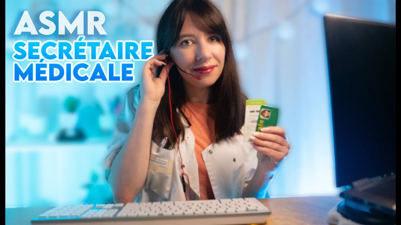 ASMR FR | Roleplay Secrétaire médicale ! ⌨️ clavier, bruits de papier, chuchotement